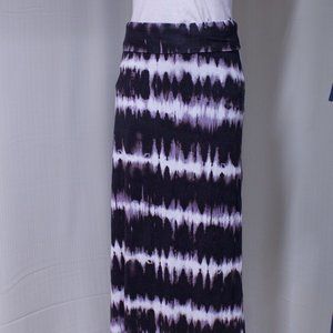 Tie Dye Stretch Maxi Skirt